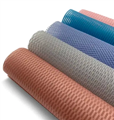 3D Cua Mesh Polyester Knitted Sandwich Mesh Fabric rau khau