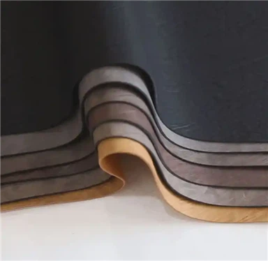 Eco-friendly Custom Faux Synthetic Nubuck Tawv Npuag Pu Tawv Rau Khau Hnab