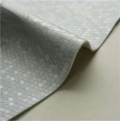 Factory Lag luam wholesale Faux Khoom Npuag Embossed PVC Synthetic Tawv Rau Hnab