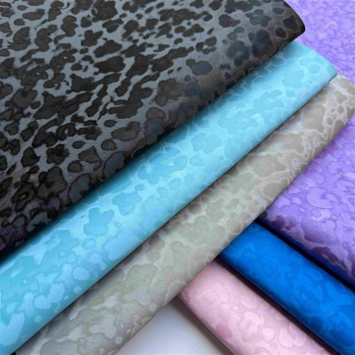 Waterproof 1.4 hli Leopard Sau PU Faux Tawv Npuag